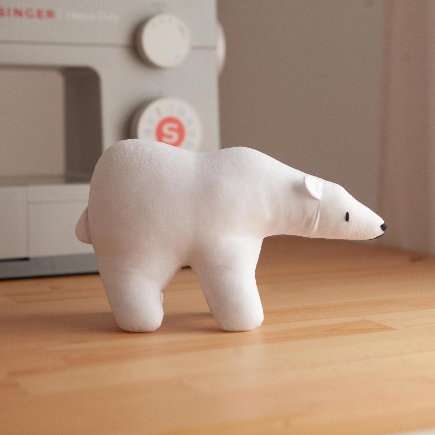 Polar Bear Toy / PDF Pattern and Sewing Tutorial