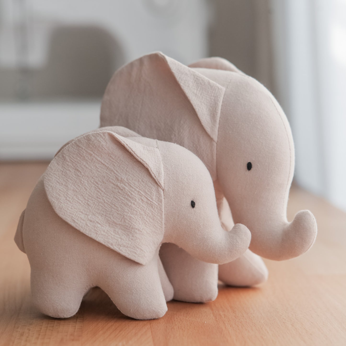 Elephant Toy / PDF Pattern and Sewing Tutorial / Three sizes