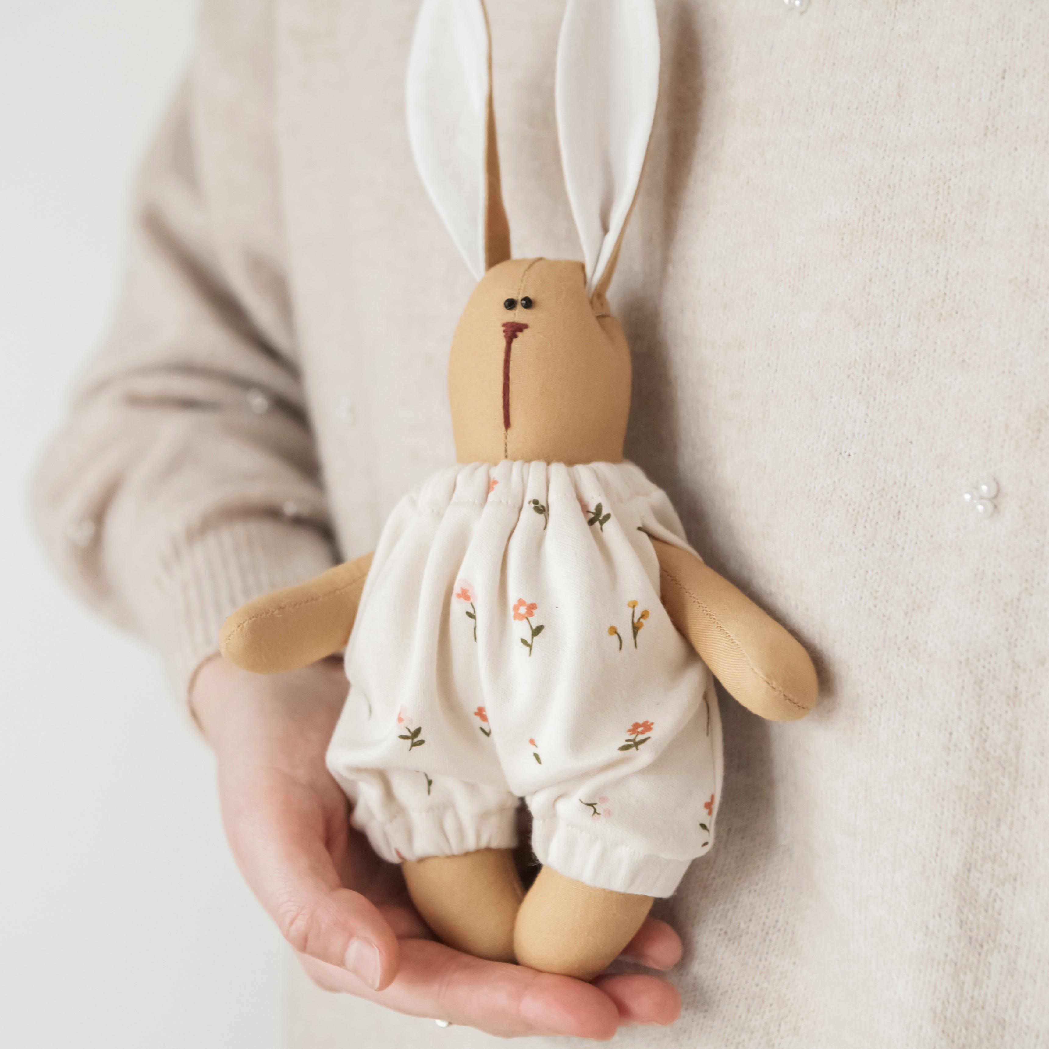 Bunny &amp; Overalls / PDF Pattern and Sewing Tutorial – toysbypolina