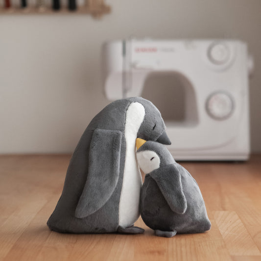 Mom & Baby Penguin Toys / PDF Pattern and Sewing Tutorial