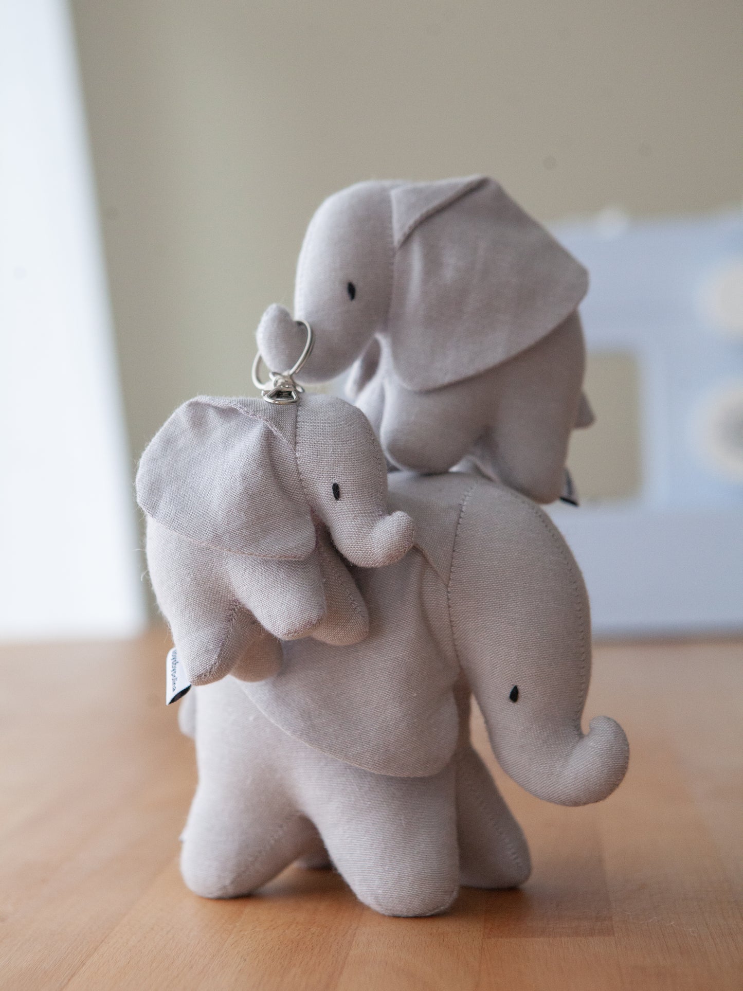 Elephant Toy / PDF Pattern and Sewing Tutorial / Three sizes
