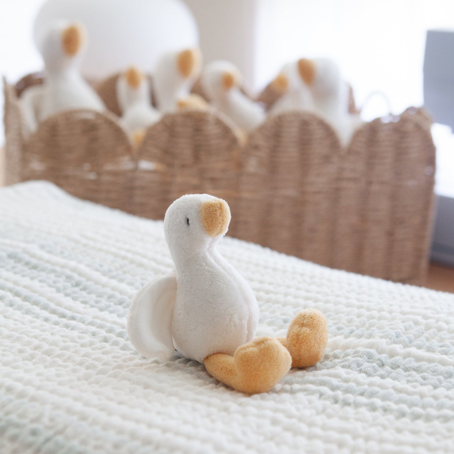Handmade Plush Toy / Goose / baby room decor