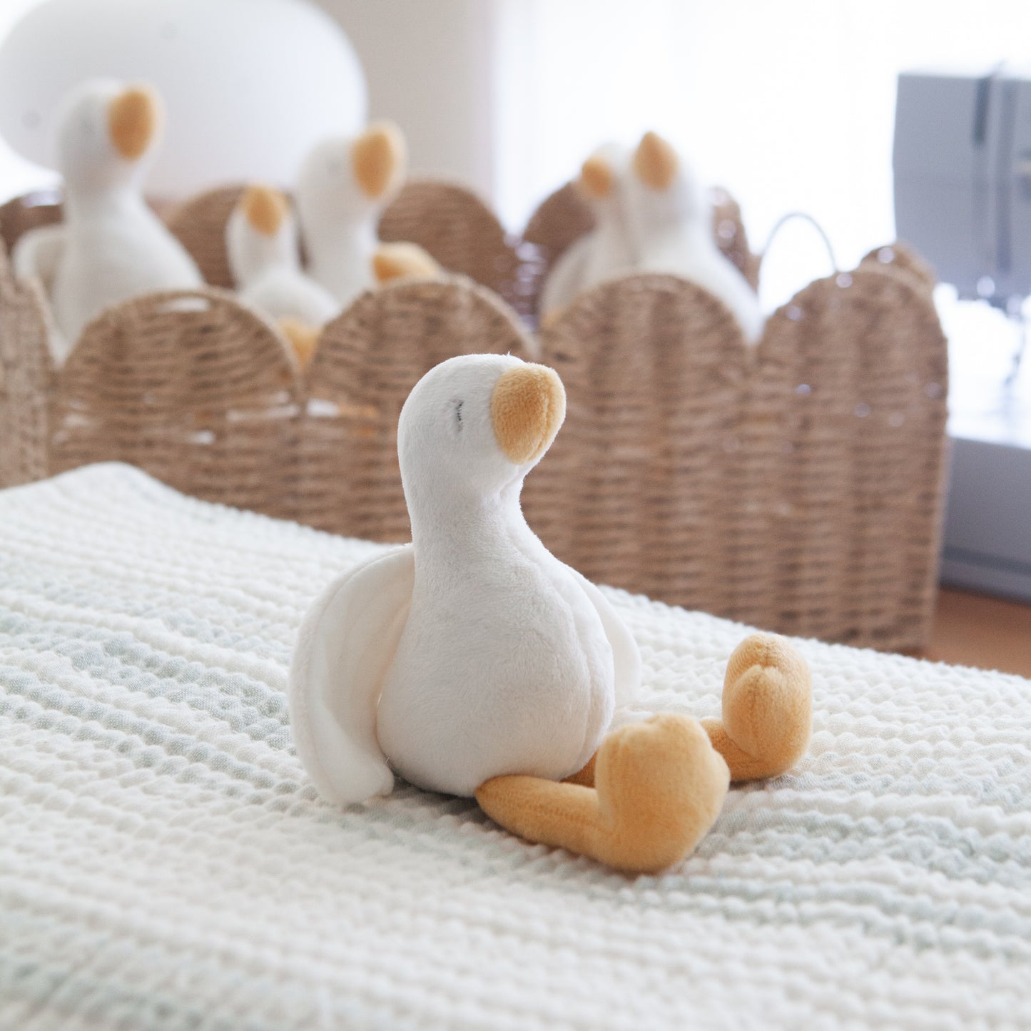 Handmade Plush Toy / Goose / baby room decor