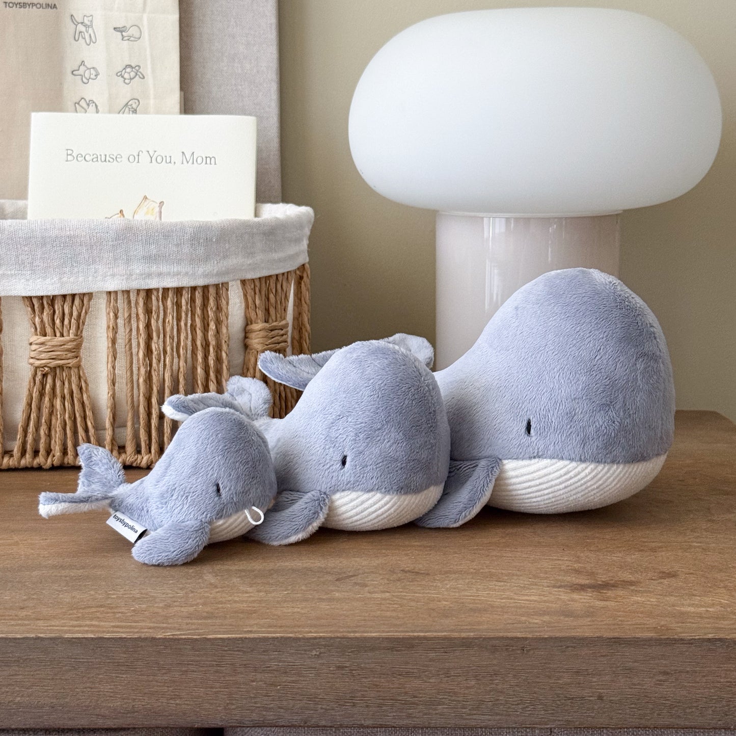 Pre-Order Handmade Whale Toy