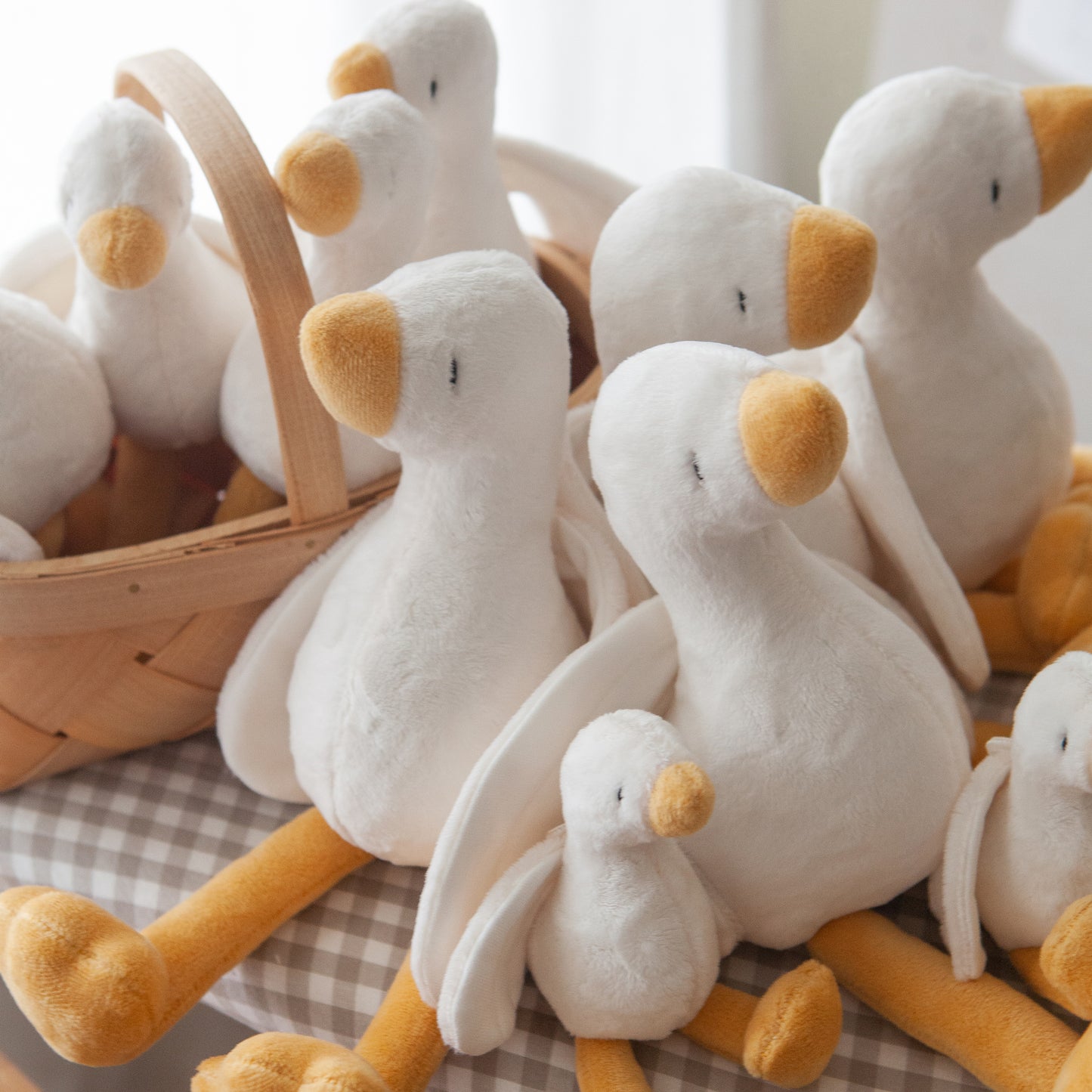 Handmade Plush Toy / Goose / baby room decor