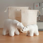 Handmade Plush Toy / Polar Bear / baby room decor