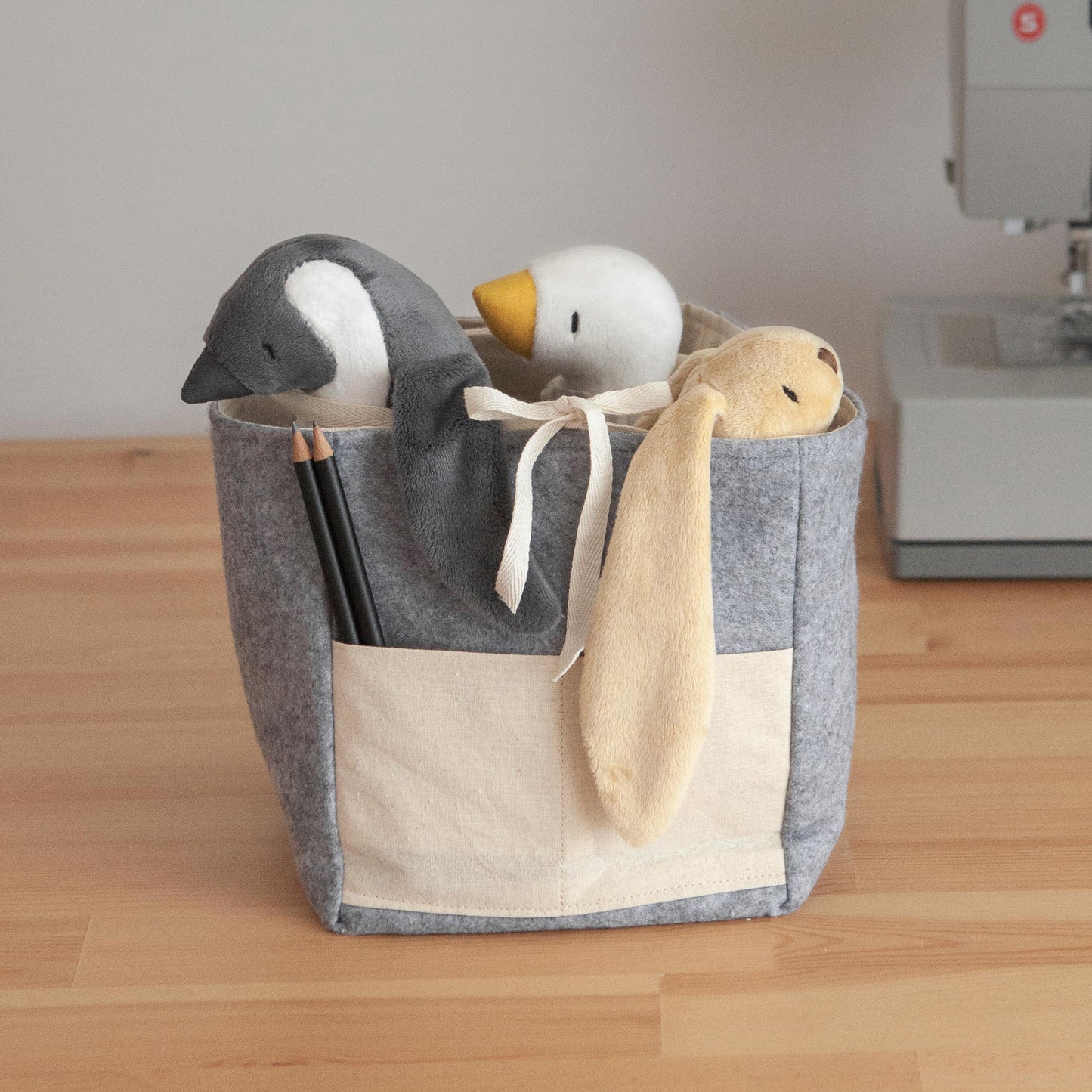 Felt Basket / PDF Sewing Photo Tutorial