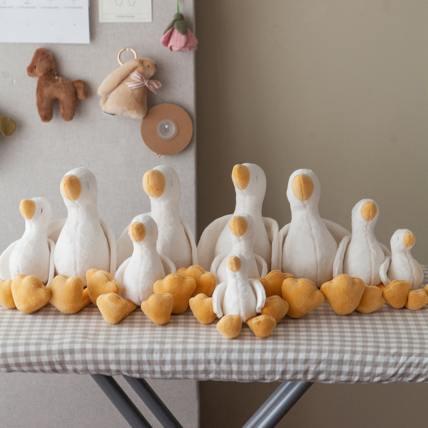Handmade Plush Toy / Goose / baby room decor