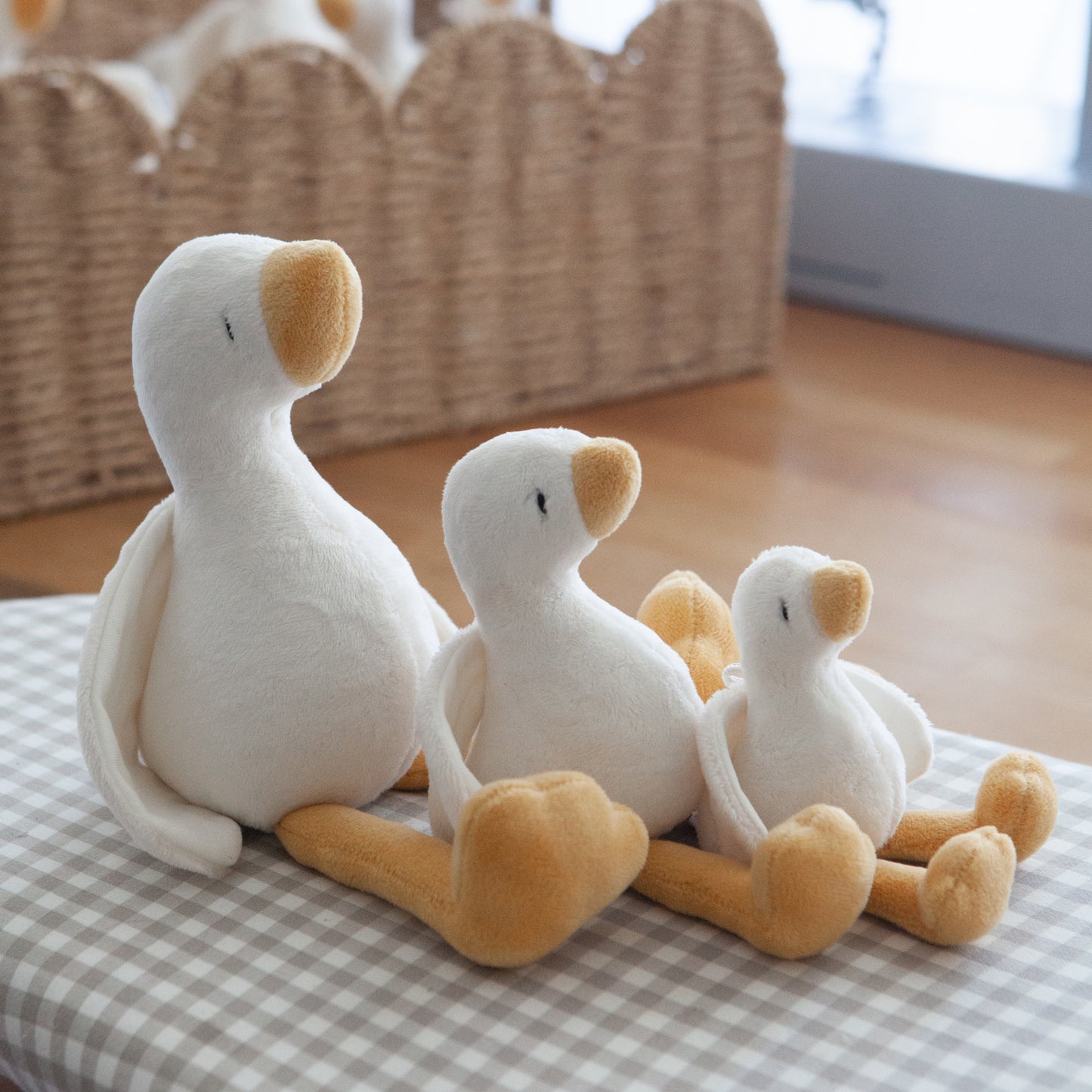 Handmade Plush Toy / Goose / baby room decor