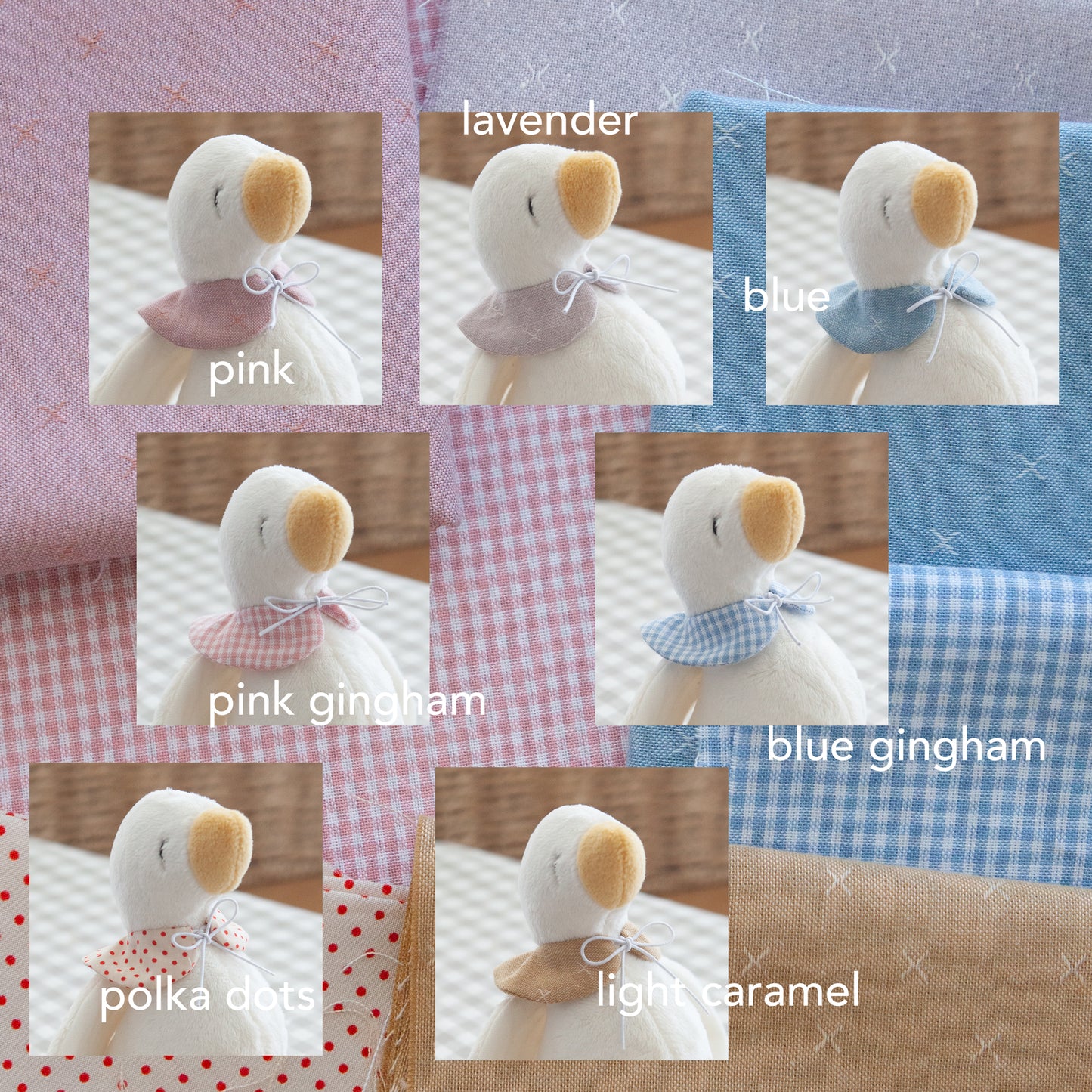 Handmade Plush Toy / Goose / baby room decor