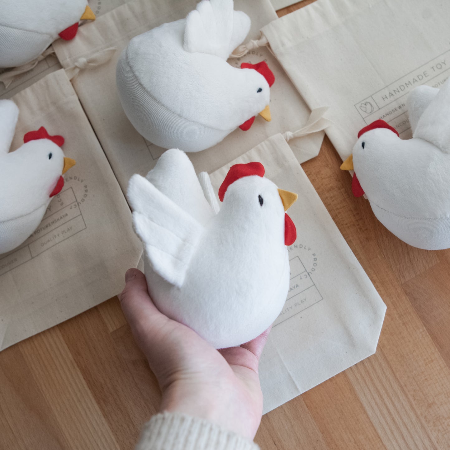 Chicken Toy / PDF Pattern and Sewing Tutorial