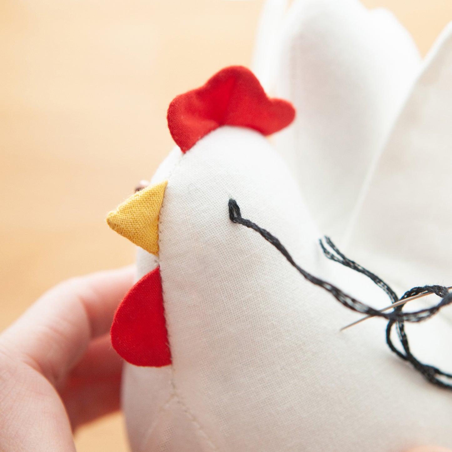 Chicken Toy / PDF Pattern and Sewing Tutorial