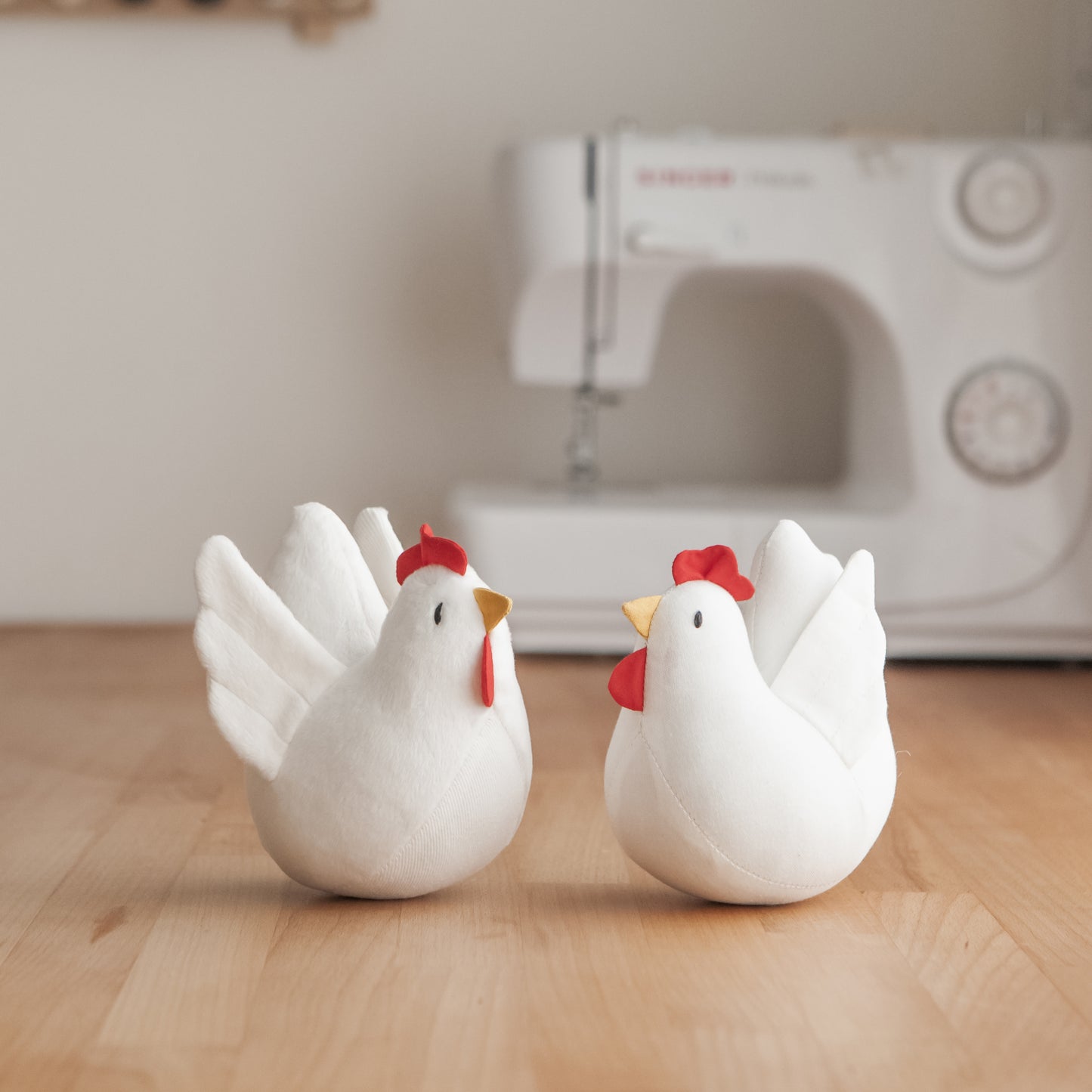 Chicken Toy / PDF Pattern and Sewing Tutorial