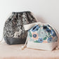 The ultimate guide to sew a Drawstring Bag / With handle & without / 2 sizes
