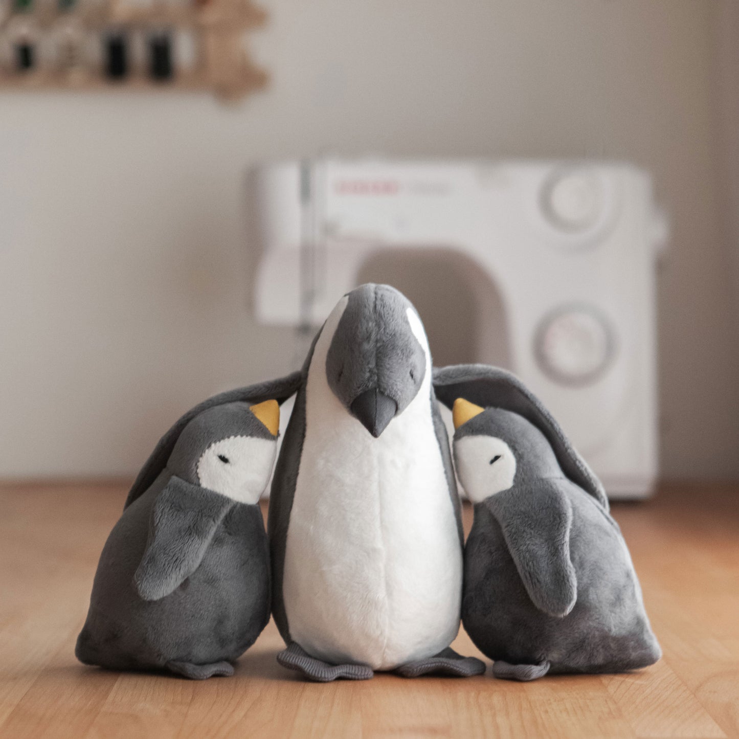 Mom & Baby Penguin Toys / PDF Pattern and Sewing Tutorial